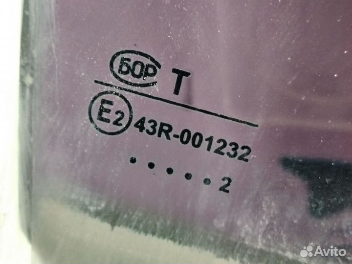 Стекло двери задней правой Chevrolet Lanos I (2002—2009)