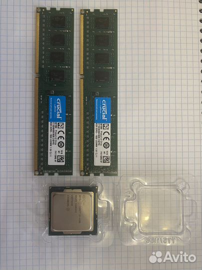 Intel i3-4160 и 16Gb DDR3 (2x8)