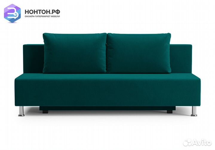 Диван еврокнижка Канна зеленый