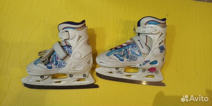 Коньки фигурные размер 30-33 раздвижные