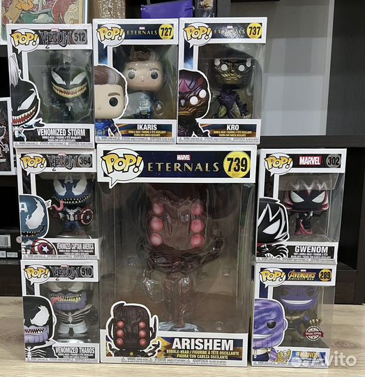 Funko Pop marvel, venom, eternals
