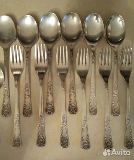 Ложки, вилки,ножи мельхиоровые СССР