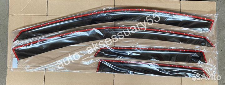 Ветровики дефлекторы Renault Kaptur Каптюр