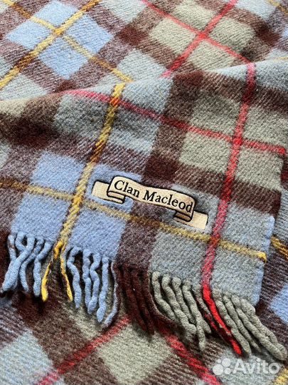 Плед покрывало шерстяное