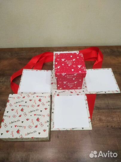 Коробка сюрприз (раскладушка тройная)