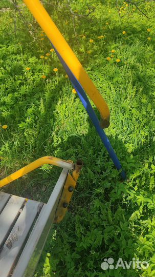 Детские качели уличные бу