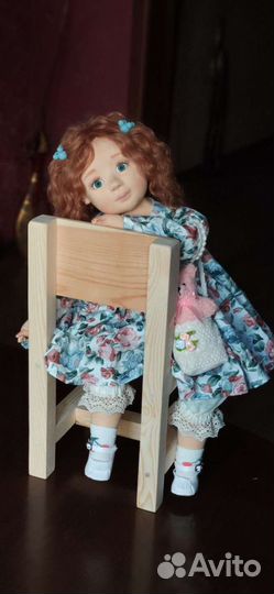 Интерьерная текстильная кукла