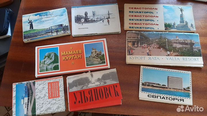 Наборы открыток городов СССР
