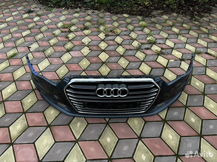 Бампер передний Audi A6 C7 рестайлинг