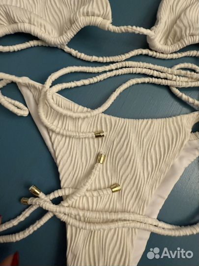 Купальник lavarice белый на завязках