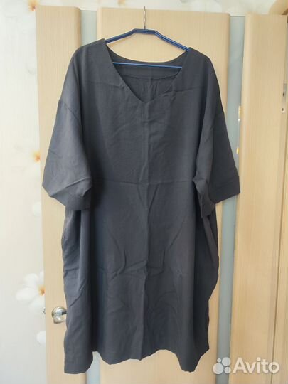 Платье льняное 64