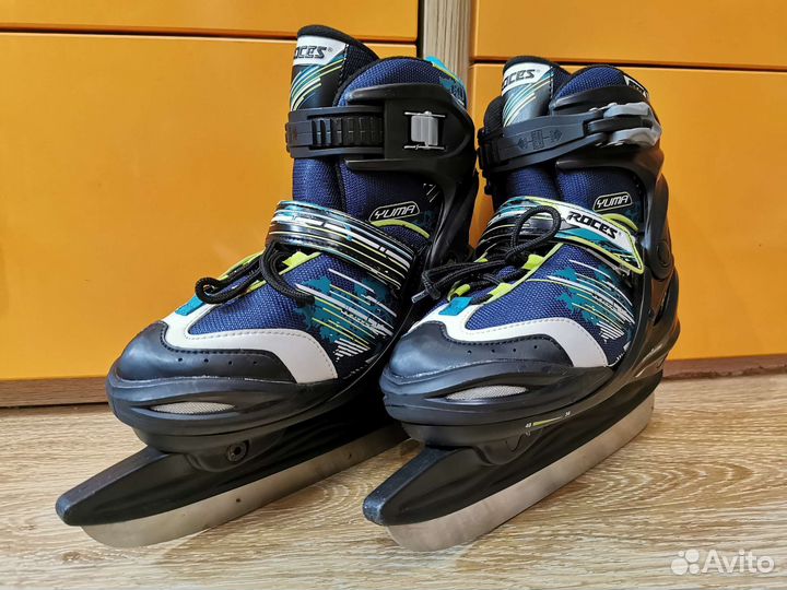 Коньки хоккейные Roces yuma раздвижные, 36-40