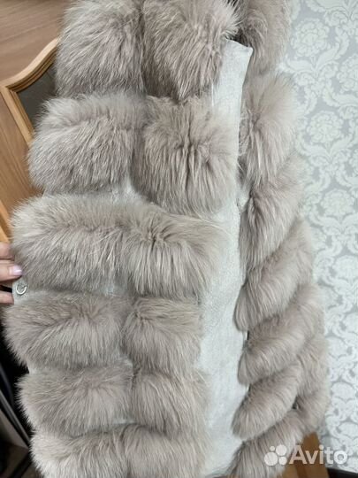 Жилетка меховая женская 40