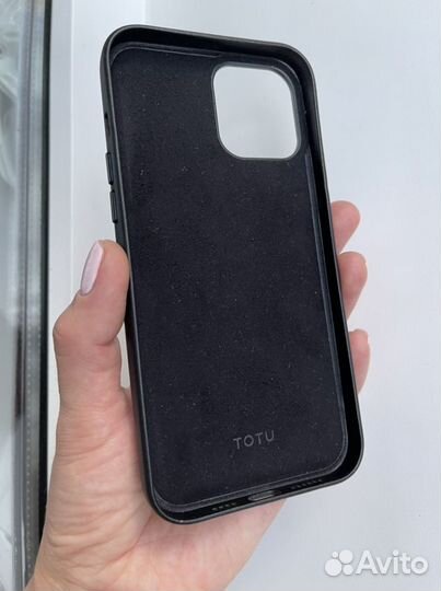 Чехол кожаный toto на iPhone 12 pro max
