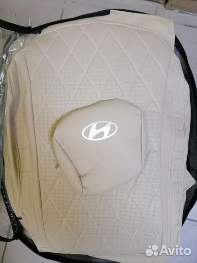 Автомобильные чехлы Хендай солярис 2 Риа Рио 4