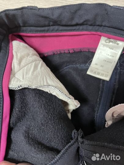 Утепленные зимние бриджи для верховой езды