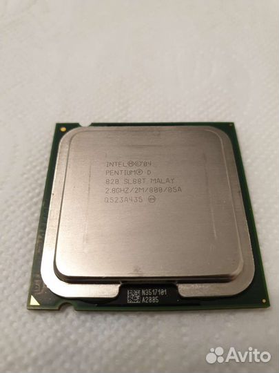 Процессор Intel Pentium D 820, 2.8Ghz, LGA 775