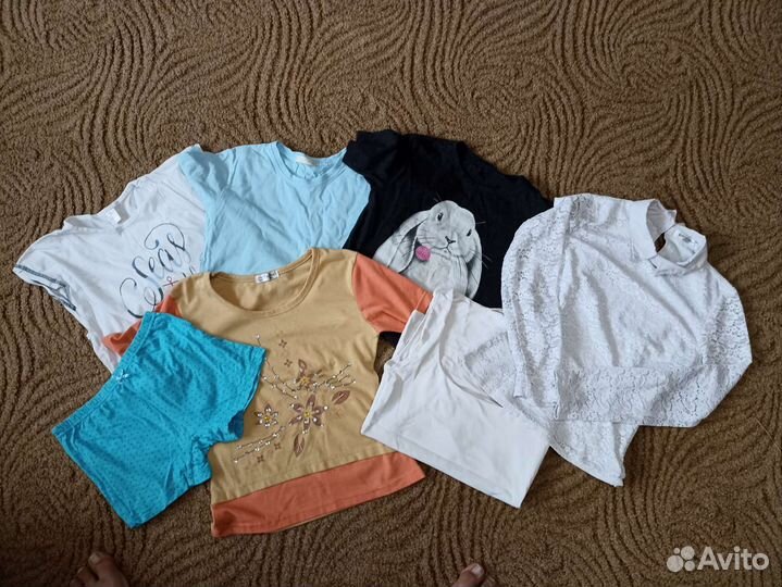 Вещи пакетом на девочку 146-152. 13 предметов