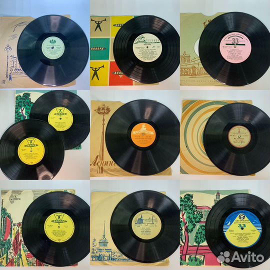 Советские пластинки 78 и 33 оборотов