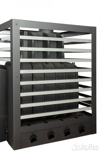 Печь Для Бани чугунная Медведь 30 «Хай-тек» Экокам