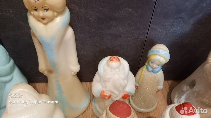 Ёлочные игрушки дед мороз снегурочка