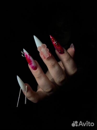 Crazy маникюр И педикюр, однотон