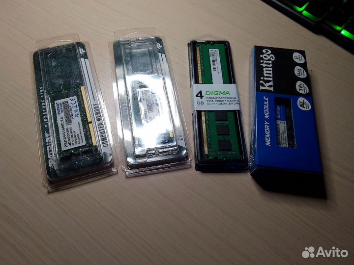 Оперативная память DDR3/DDR4 4/8gb