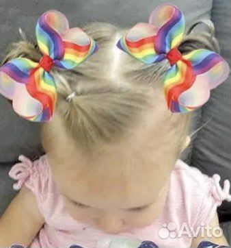 Бант-заколка для волос, разные цвета