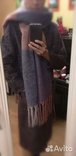 Шарф длинный, теплый, мультиколор