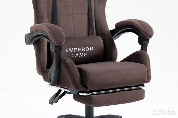 Геймерское, игровое компьютерное кресло велюр с массажем