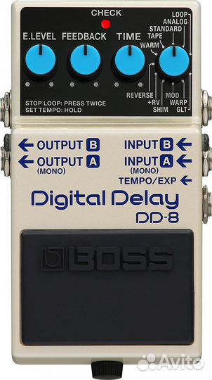 Педаль гитарная дилей Boss DD-8 Digital Delay