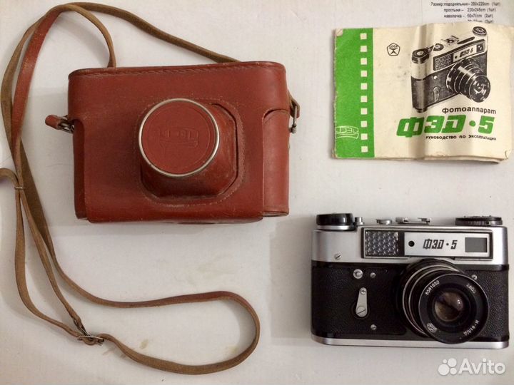 Фотоаппарат фед-5 СССР Диапроектор с фильмами