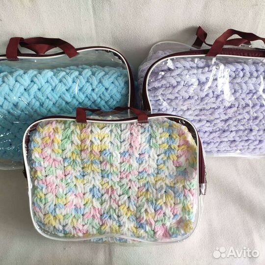 Плед детский плюшевый