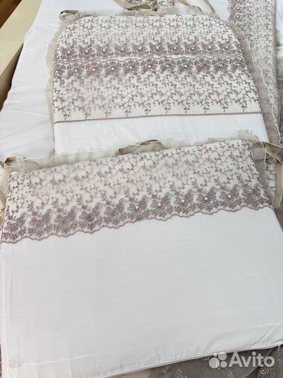 Бортики и балдахин в кроватку