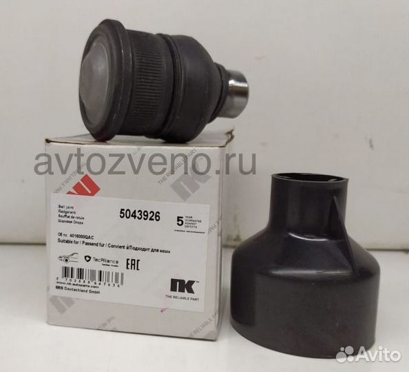 Шаровая опора Рено Мастер, Опель Мовано 22мм