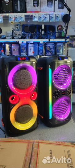 Портативная колонка bluetooth clubaster 800w