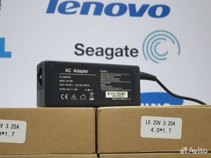 Новый блок питания для Lenovo IdeaPad 20V 3.25A