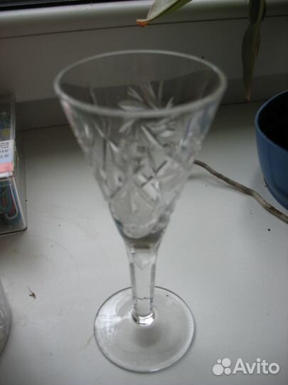 Хрустальные фужеры бокалы