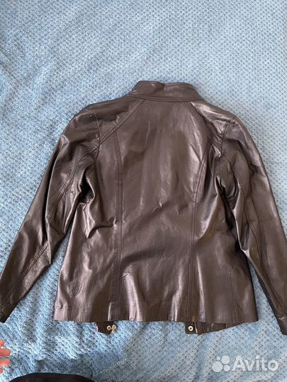 Куртка кожаная женская 40-42 размер