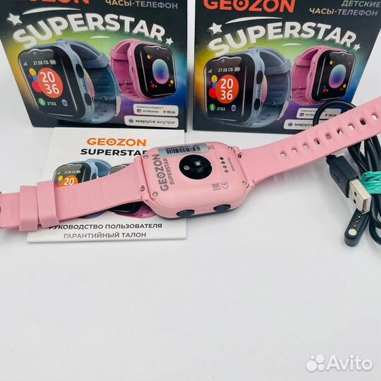 Смарт часы Geozon SuperStar Pink (G-W24PNK)