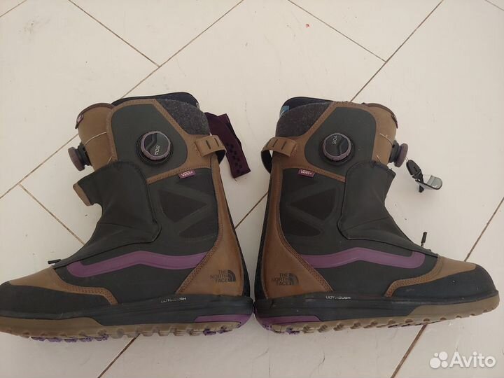 Ботинки vans x THE north face Verse Brown/Purple
