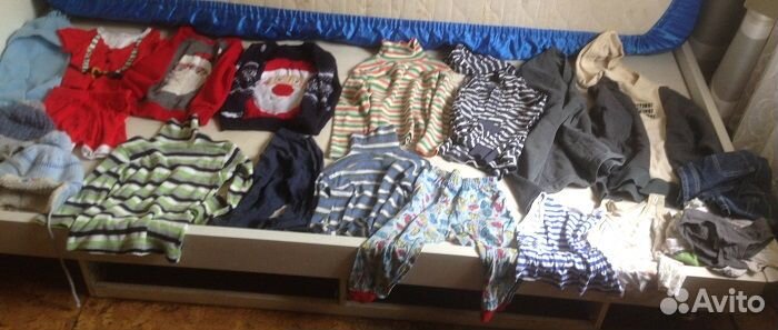 Детские вещи пакетом на мальчика 80 86