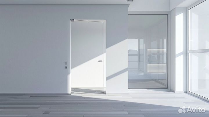 Стеклянная дверь