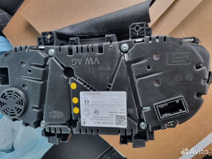 Панель приборов на skoda rapid 2