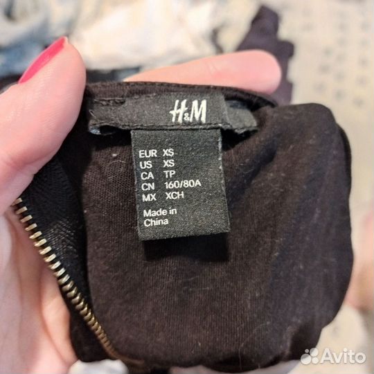 Туника 42-44 H&M размер XS с открытыми рукавами