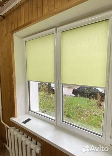 Рулонные шторы в коробе и с направляющими C8373