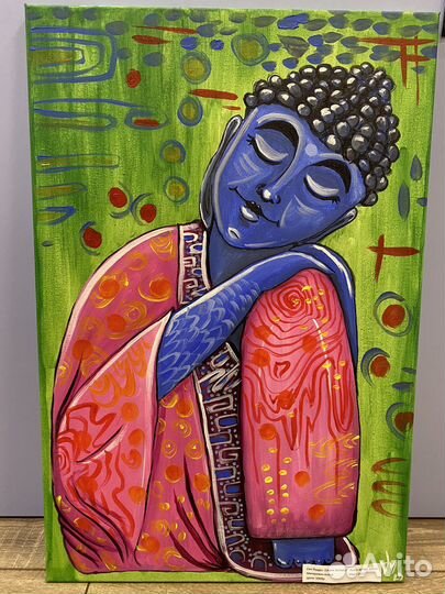 Картины на золсте на тему будды