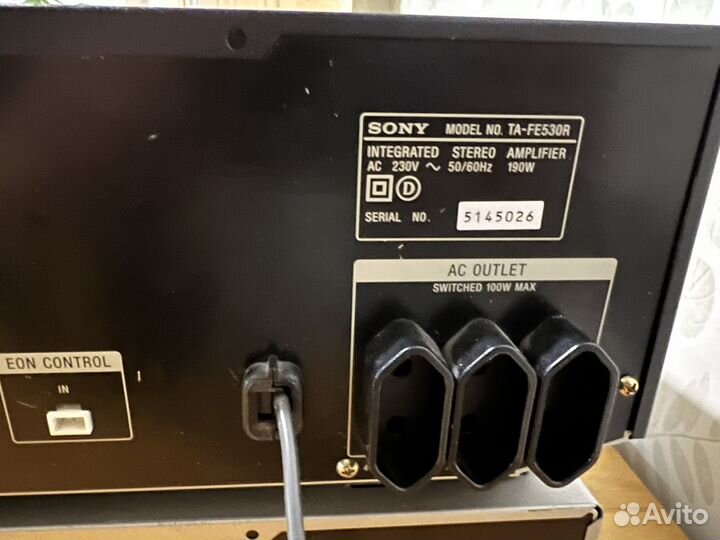 Усилитель sony TA-FE530R