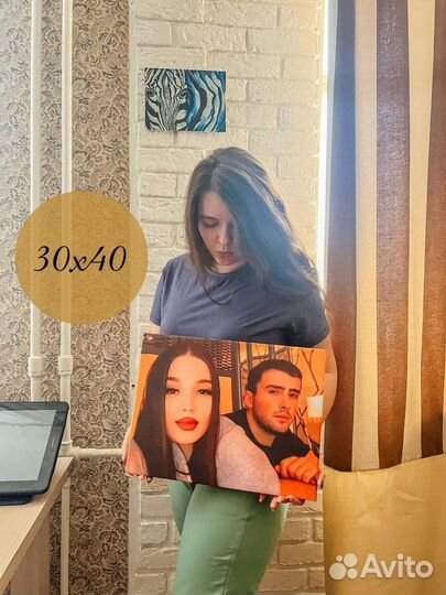 Печать фото/портрет на холсте. Картина