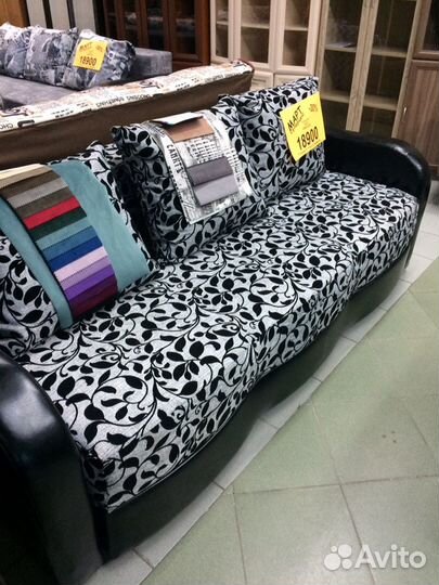 Диван Еврокнижка на пружинном блоке